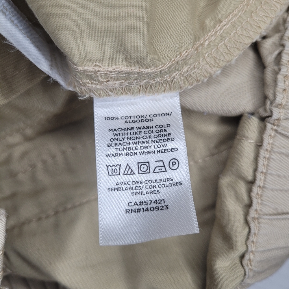 LOFT Chino Pants Womens Small Chino Casual Oxford Classic Preppy Tie Waist Easy - Picture 9 of 11